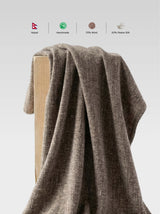 Barpak Wolle & Seide Plaid