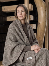 Barpak Wolle & Seide Plaid