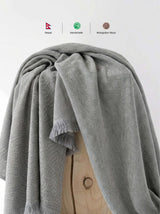 Kailash LW Mongolische Wolle Plaid