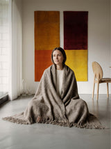 Kailash HW Mongolische Wolle Plaid