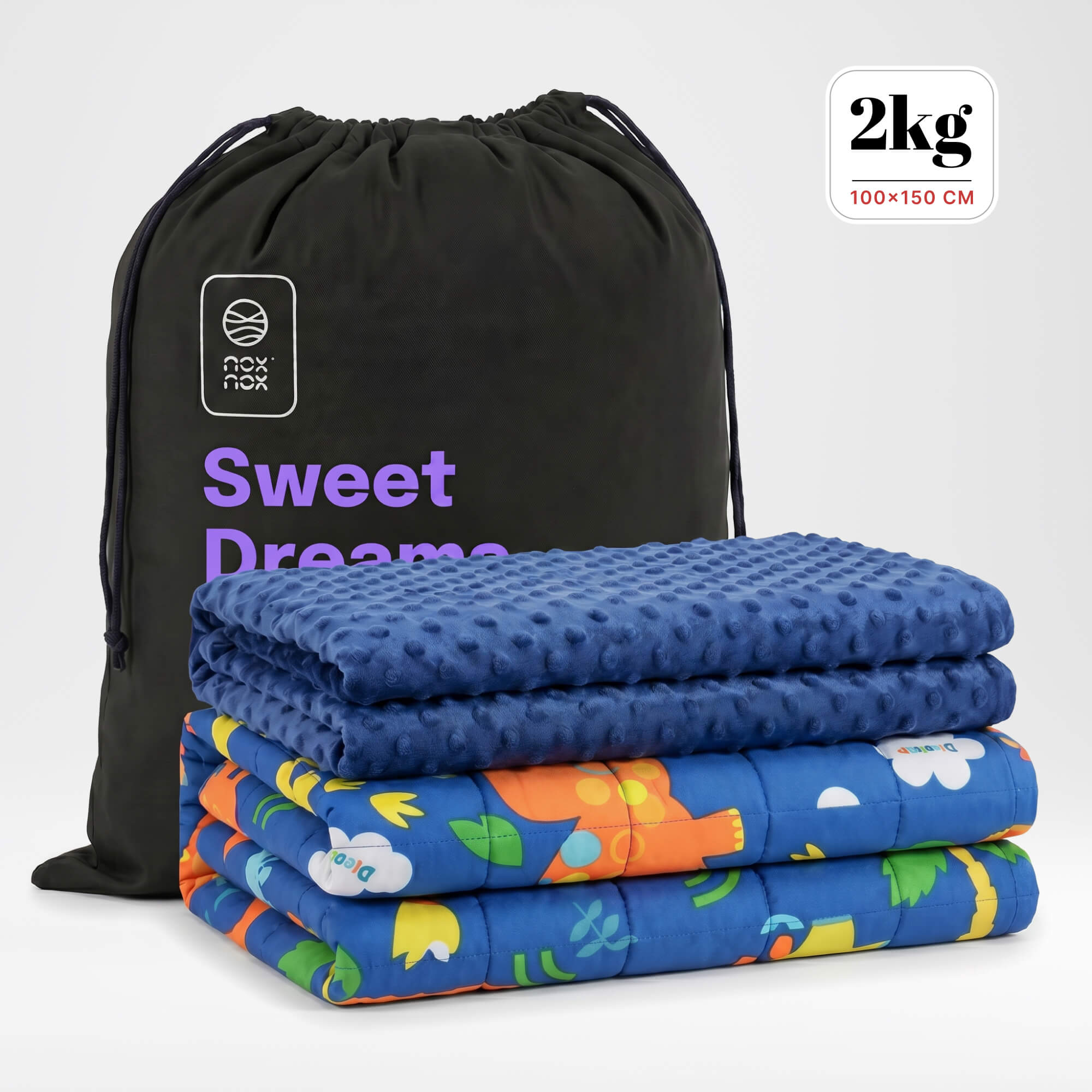 Kids Weighted Blanket with cover