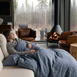 Linen Weighted Blanket Set