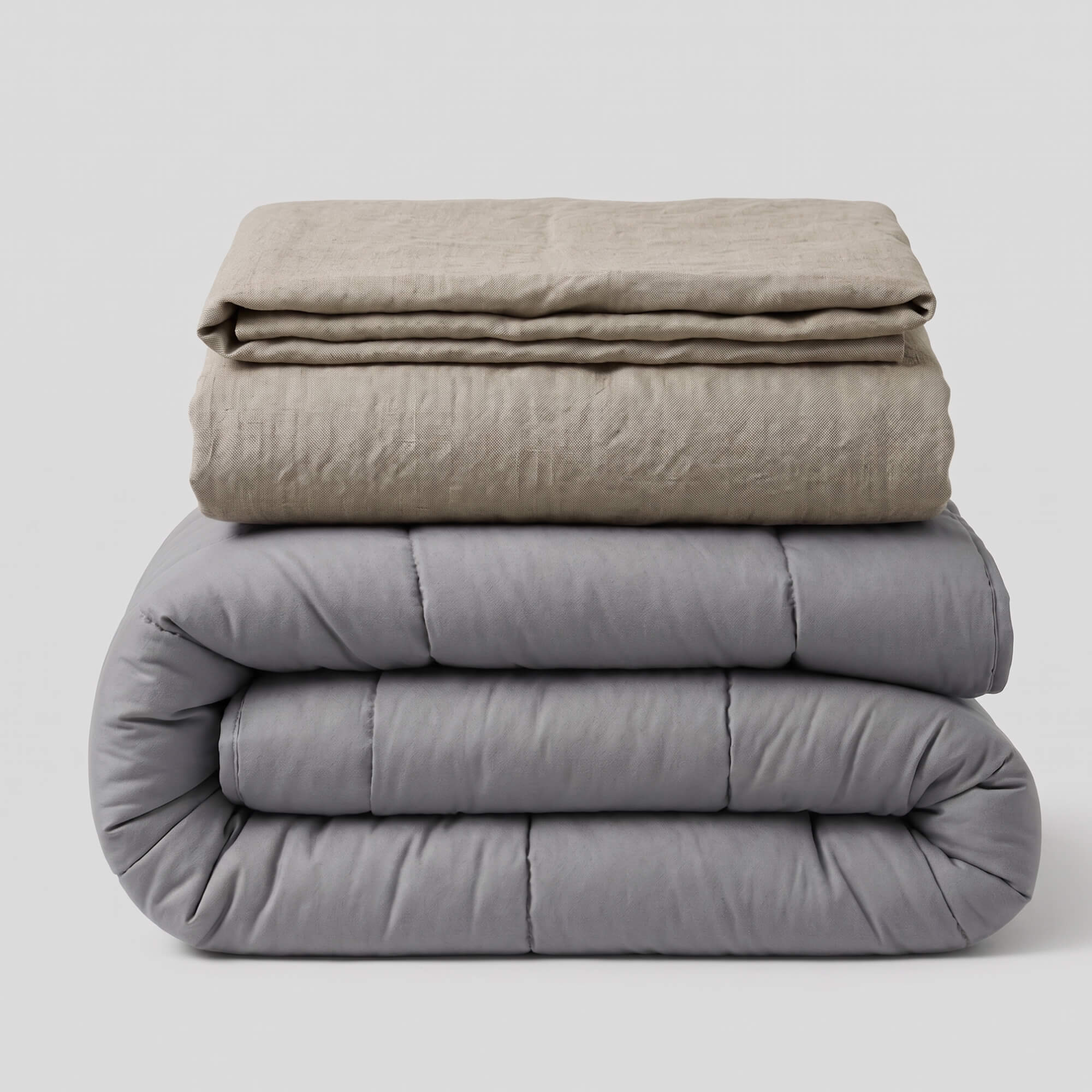 Linen Weighted Blanket Set