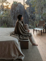 Nubee Bicolore Yakwolle Plaid