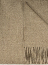 Alpaka Decke Melange Olive