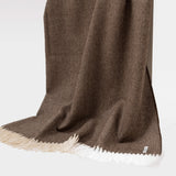 Alpaku pleds Herringbone Chocolate