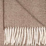 Alpaku pleds Herringbone Chocolate