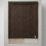 Alpaku pleds Herringbone Chocolate