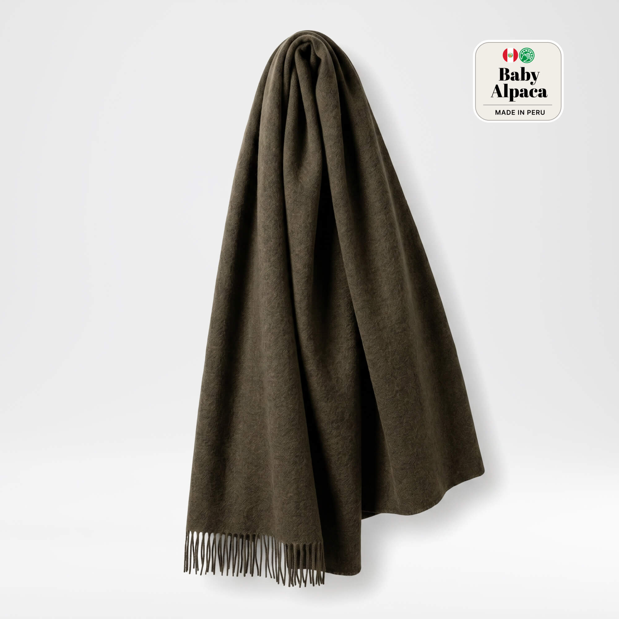 Alpaka pleed Melange Olive