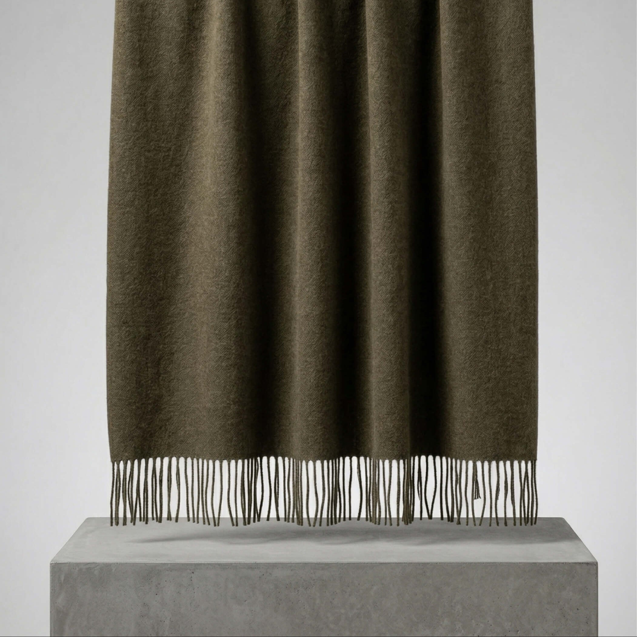 Alpaka pleed Melange Olive