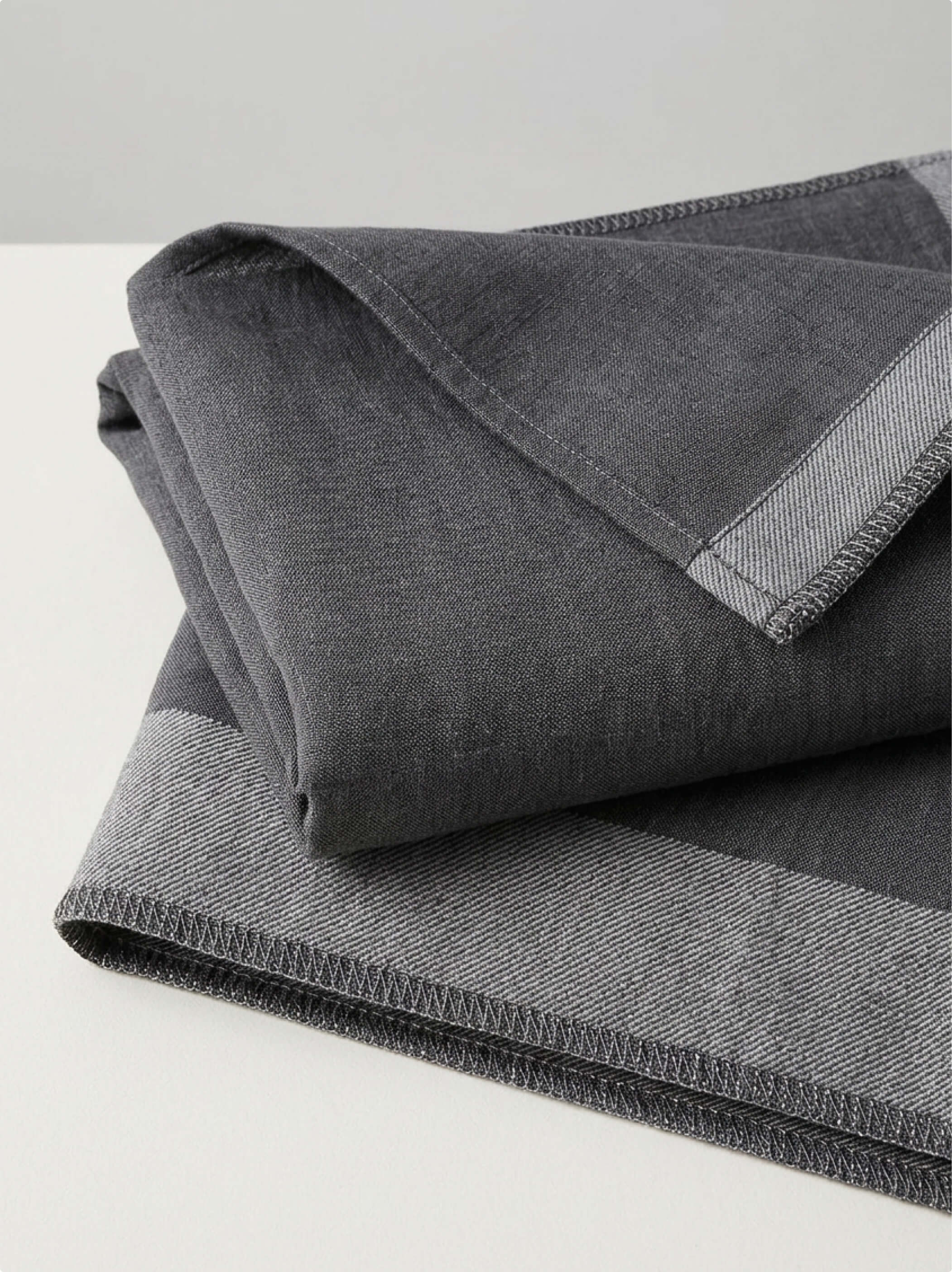 ZEN Charcoal Gauze & Pile Towel